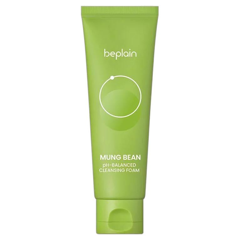 beplain Mung Bean pH-Balanced Cleansing Foam — 80 ml